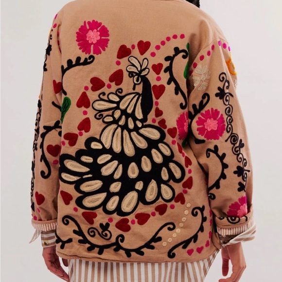 Sissel Edelbo Maggie Jacket In Sand Wave - Picture 3 of 7